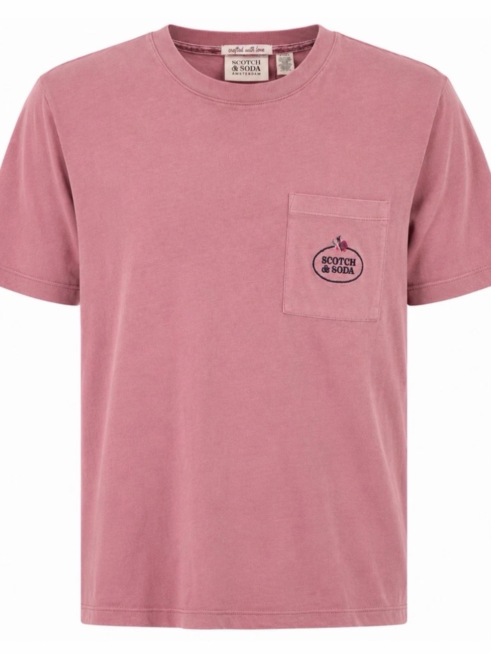 Scotch & Soda Men’s garment dyed pocket tee size medium
